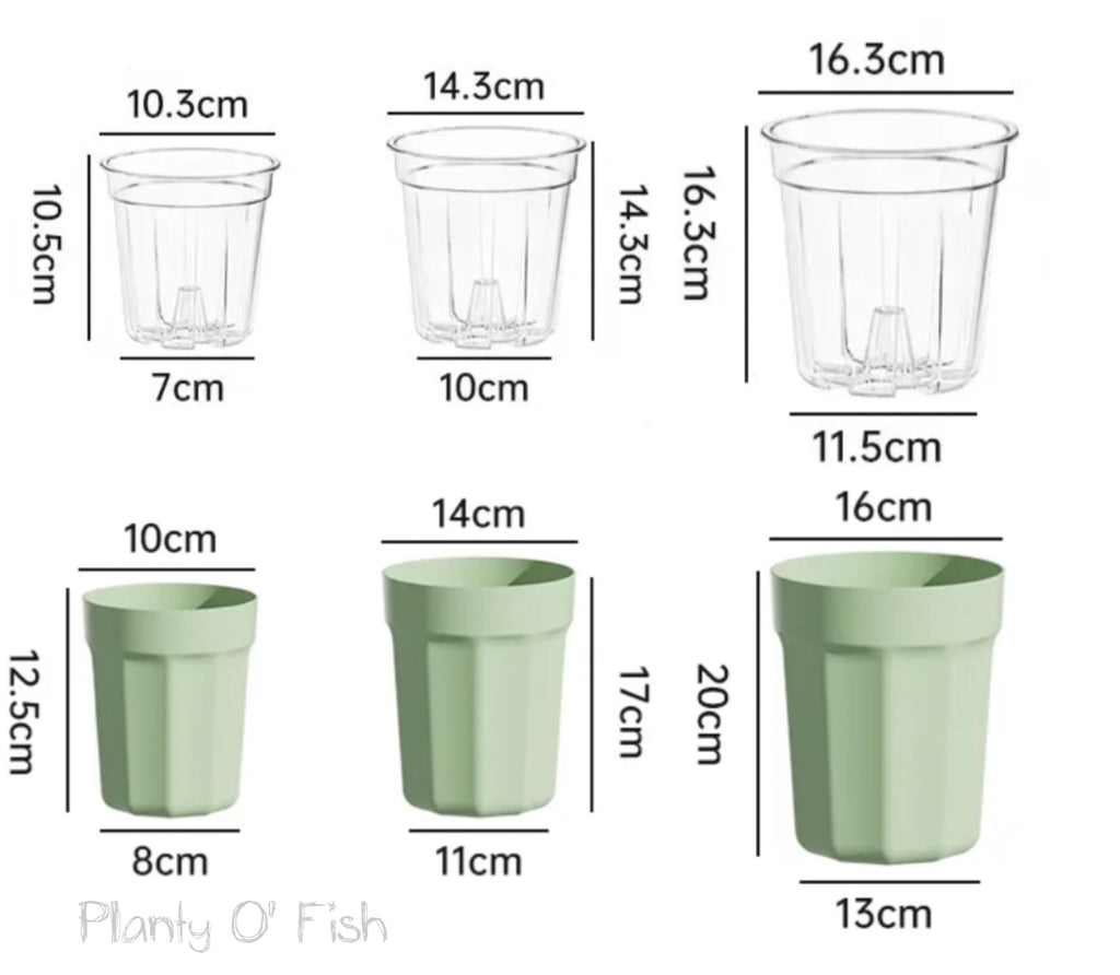 Minimalist self-watering pot (Not 3D printed)