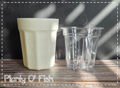 Minimalist self-watering pot (Not 3D printed)